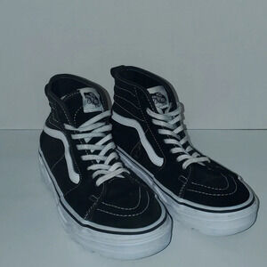Vans Sk-8 Hi lite Classic Black Men's size 7 Womens Size 8.5